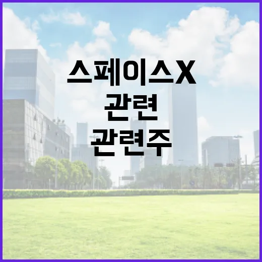 스페이스X 관련주 투자, 이렇게 시작해보세요! - 요약