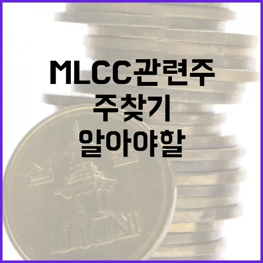 MLCC 관련주 찾기: 투자자라면 알아야 할 팁 - 요약