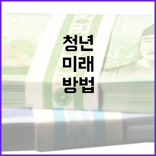 청년도약계좌로 미래를 준비하는 방법 - 요약