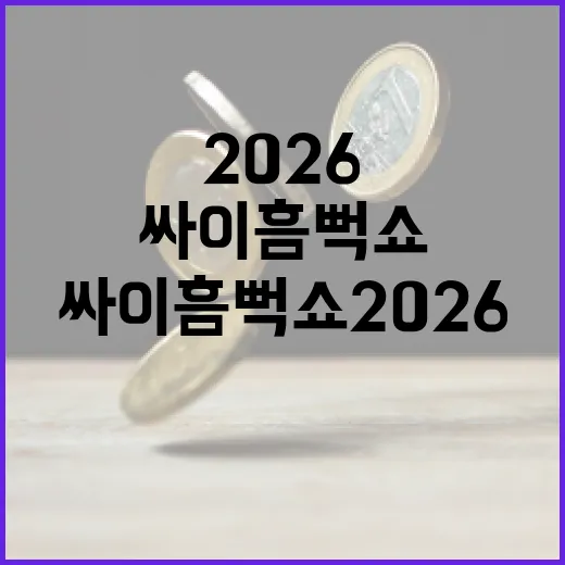 싸이 흠뻑쇼 2026, 제대로 즐기는 방법 - 요약