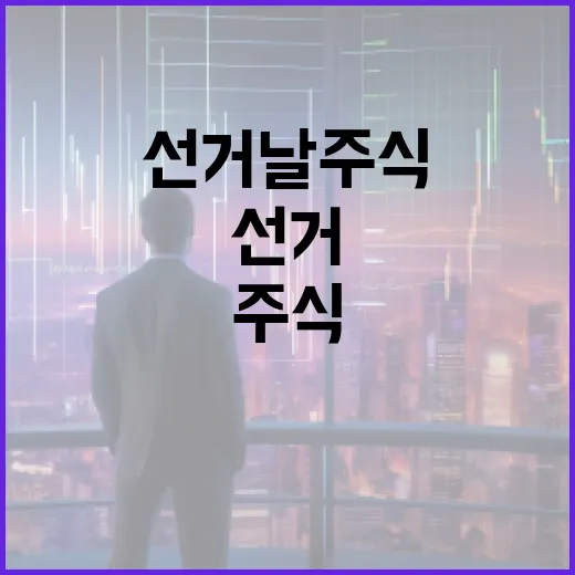 선거날 주식을 활용하는 방법 - 요약