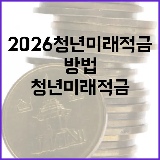 2026 청년미래적금으로 미래를 준비하는 방법 - 요약