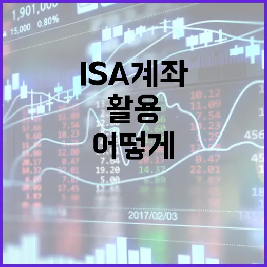 ISA 계좌, 어떻게 활용할까? - 요약