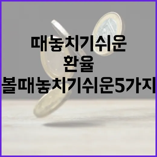 일본환율을 볼 때 놓치기 쉬운 5가지 변수 - 요약