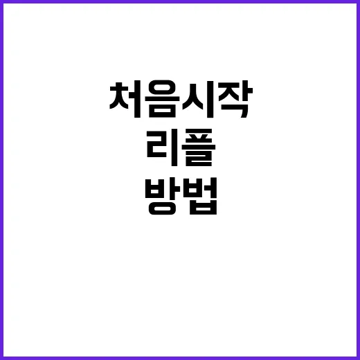 리플 처음 시작하려면 이렇게 확인하는 방법 - 요약