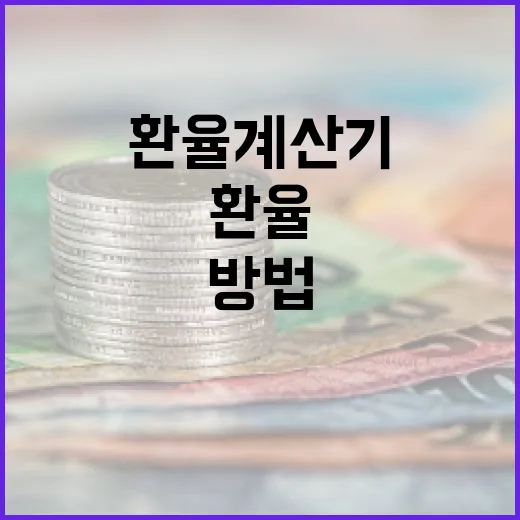 환율계산기 제대로 쓰는 방법, 해외결제 전에 꼭 확인할 것들 - 요약