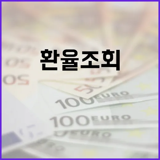 환율조회 전에 꼭 봐야 할 5가지 기준 - 요약