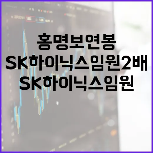 홍명보 연봉과 SK하이닉스 임원 2배 보상으로 읽는 3가지 돈의 신호 - 요약
