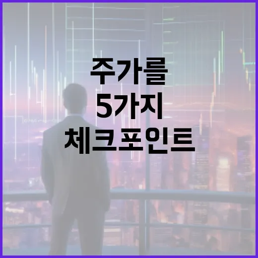 엔비디아주가를 흔드는 5가지 변수와 체크 포인트 - 요약