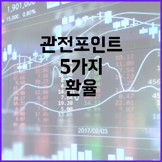 중국환율을 읽는 5가지 관전 포인트 - 요약