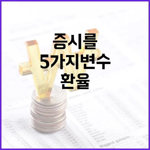 유로를 움직이는 5가지 변수: 환율·금리·증시를 같이 보는 법 - 요약