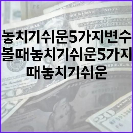 엔화를 볼 때 놓치기 쉬운 5가지 변수 - 요약