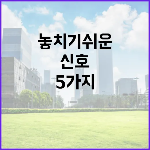 유로 환율을 볼 때 놓치기 쉬운 5가지 신호 - 요약