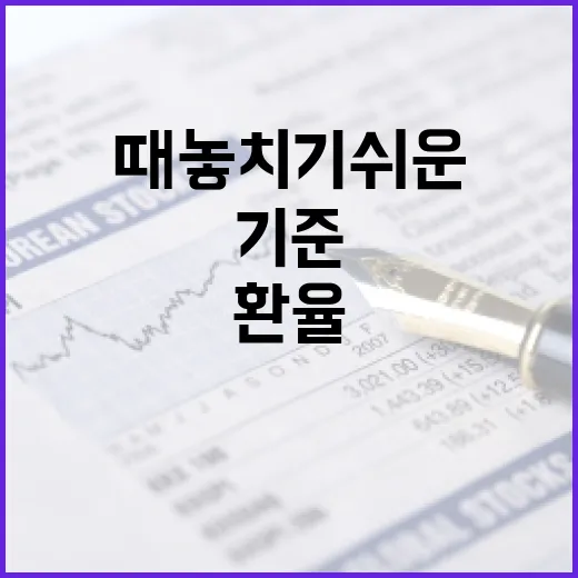 실시간환율을 볼 때 놓치기 쉬운 5가지 판단 기준 - 요약