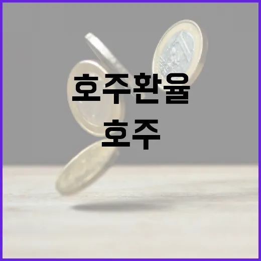 호주환율을 움직이는 5가지 변수와 AUD/KRW 보는 법 - 요약