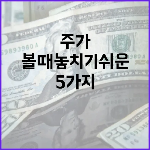 애플주가를 볼 때 놓치기 쉬운 5가지 변수 - 요약