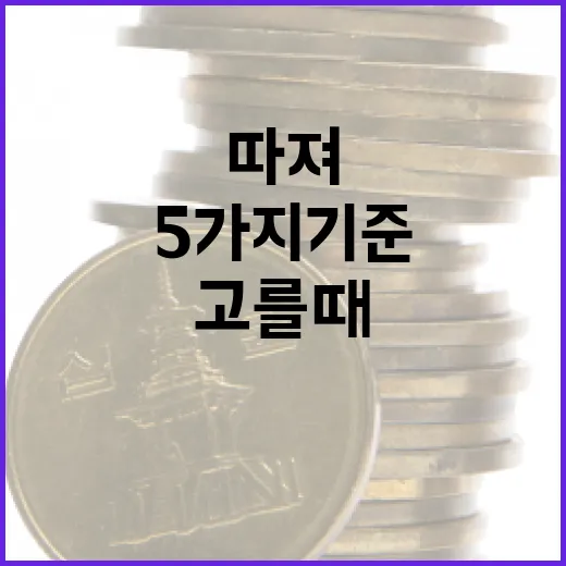 키움증권을 고를 때 따져볼 5가지 기준 - 요약
