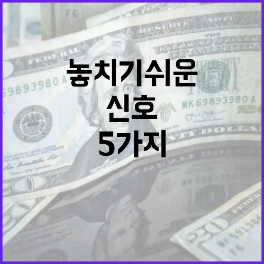 나스닥100을 볼 때 놓치기 쉬운 5가지 신호 - 요약