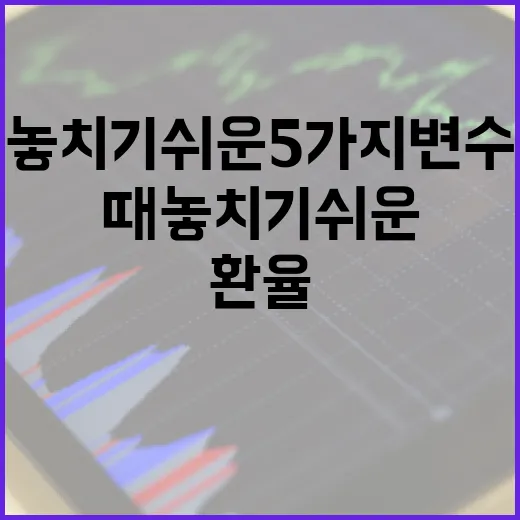 태국환율 볼 때 놓치기 쉬운 5가지 변수 - 요약