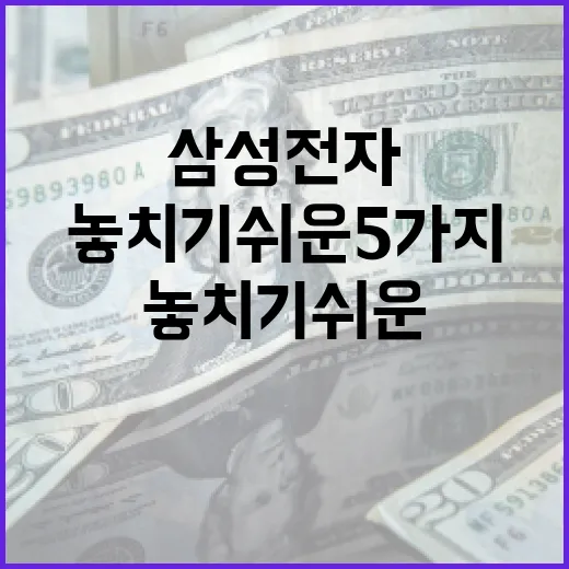 삼성전자배당금 볼 때 놓치기 쉬운 5가지 기준 - 요약