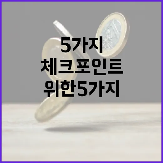 모두의카드 판단을 위한 5가지 시장 체크포인트 - 요약
