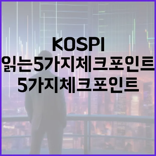 KOSPI 변동성을 읽는 5가지 체크포인트 - 요약