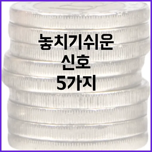 나스닥100을 볼 때 놓치기 쉬운 5가지 신호 - 요약