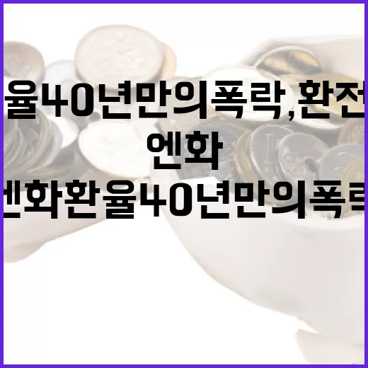 엔화 환율 40년 만의 폭락, 환전 타이밍을 잡는 5가지 기준 - 요약