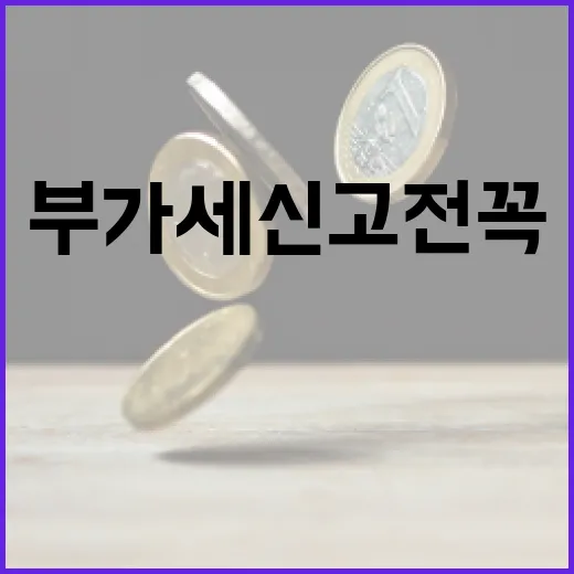 부가세신고 전 꼭 봐야 할 5가지 숫자와 현금흐름 포인트 - 요약