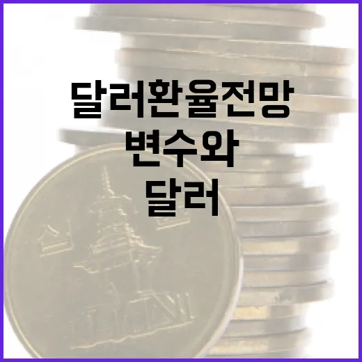 달러환율전망을 가르는 5가지 변수와 3가지 시나리오 - 요약