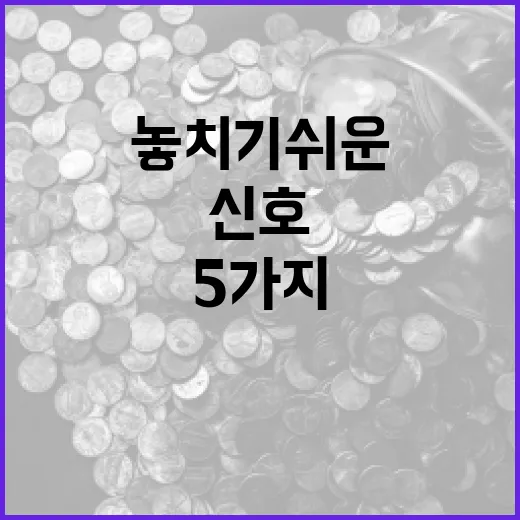 S&P500을 볼 때 놓치기 쉬운 5가지 신호 - 요약