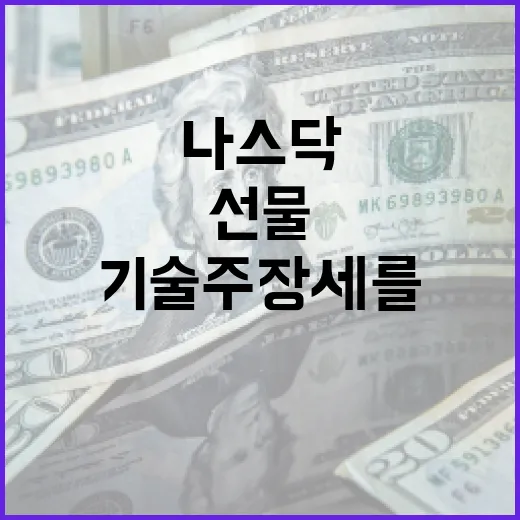 나스닥선물지수 읽는 5가지 기준: 기술주 장세를 먼저 보는 법 - 요약