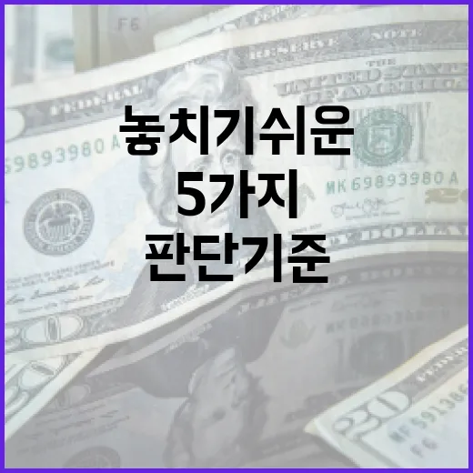 CMA를 볼 때 놓치기 쉬운 5가지 판단 기준 - 요약
