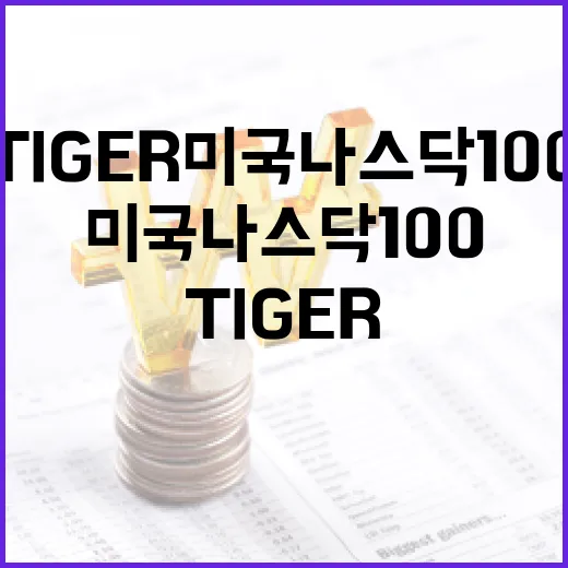 TIGER미국나스닥100을 볼 때 놓치기 쉬운 5가지 변수 - 요약