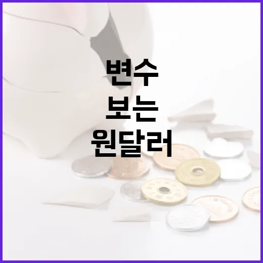 달러환율전망을 보는 4가지 변수와 원달러 시나리오 - 요약