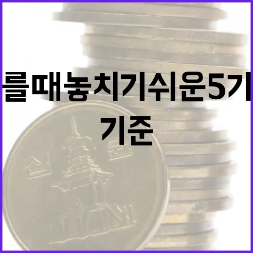 미국ETF 고를 때 놓치기 쉬운 5가지 판단 기준 - 요약