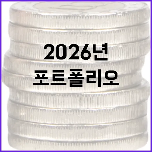 ETF추천 전에 확인할 5가지 기준과 2026년 포트폴리오 조합 - 요약