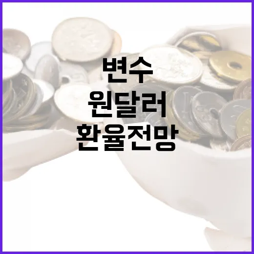 달러환율전망을 읽는 4가지 변수와 원·달러 시나리오 - 요약