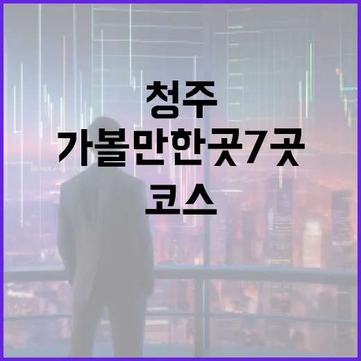 청주가볼만한곳 7곳, 하루 코스로 보는 동선과 분위기 - 요약