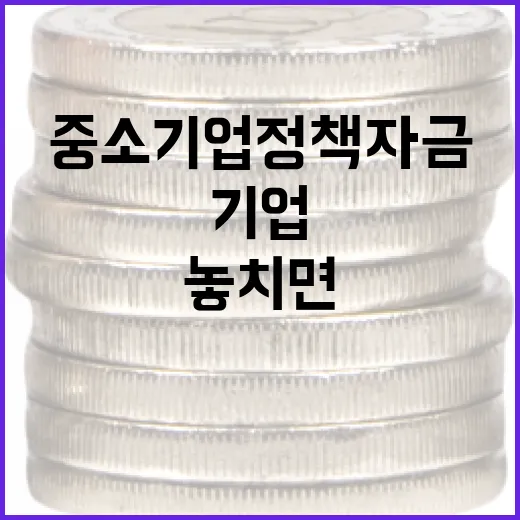 중소기업정책자금 볼 때 놓치면 안 되는 5가지 숫자 - 요약