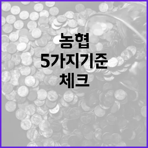 농협증권을 볼 때 체크할 5가지 기준 - 요약