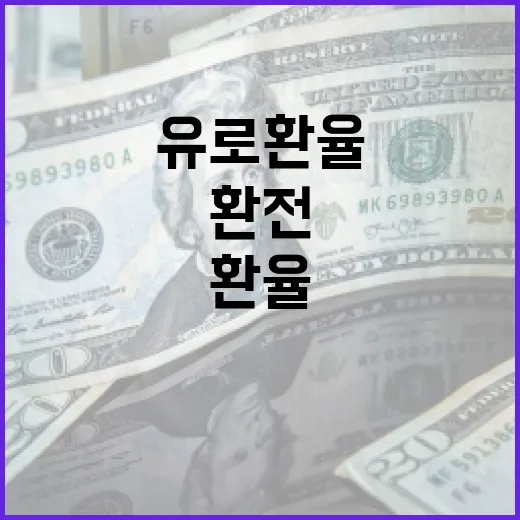 유로환전 전 확인할 5가지 변수: 원·유로 환율을 읽는 실전 기준 - 요약