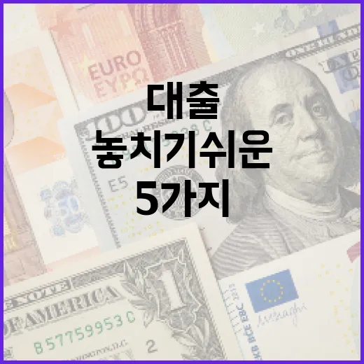 전세대출금리 볼 때 놓치기 쉬운 5가지 숫자 - 요약