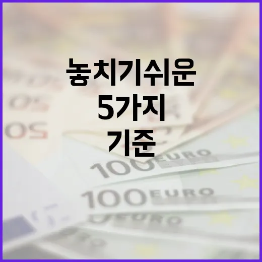 적금금리 볼 때 놓치기 쉬운 5가지 기준 - 요약
