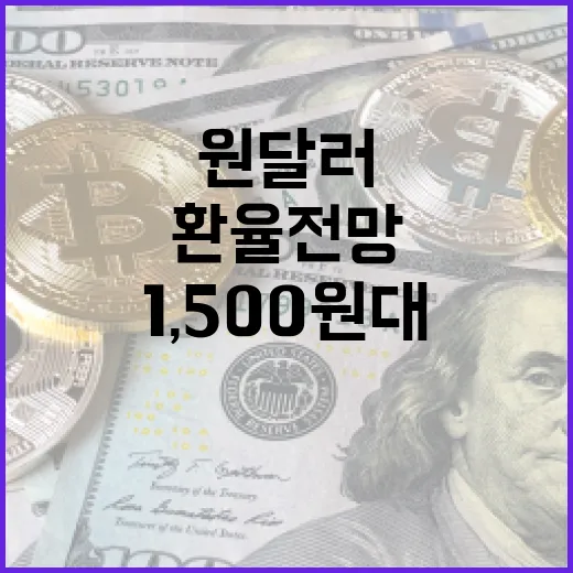 환율전망을 가를 5가지 변수, 원달러 1,500원대 이후의 체크포인트 - 요약