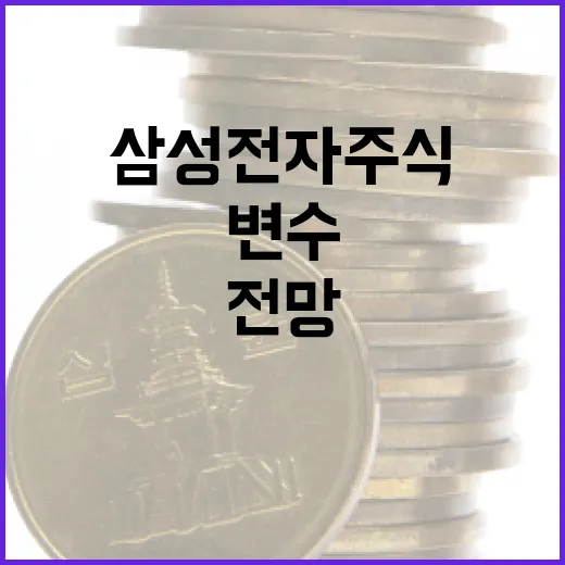 삼성전자주식전망을 볼 때 놓치면 안 되는 4가지 변수 - 요약