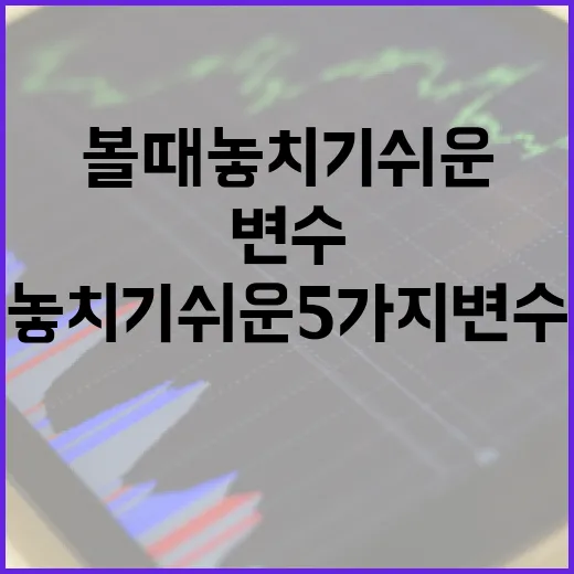 유로환율을 볼 때 놓치기 쉬운 5가지 변수 - 요약