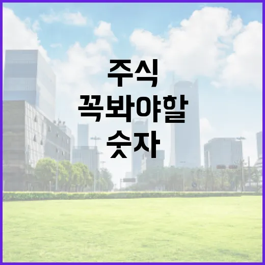 네이버주식 판단할 때 꼭 봐야 할 5가지 숫자 - 요약