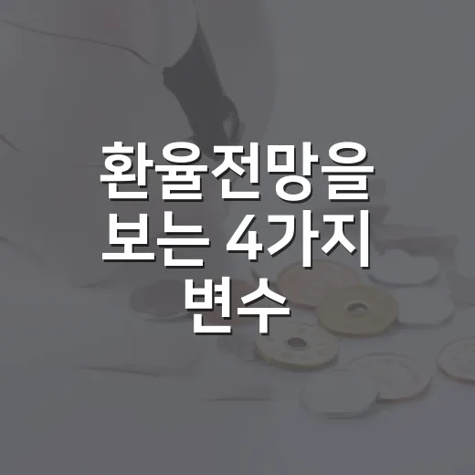 환율전망을 보는 4가지 변수: 원달러 1,480원대 이후의 시나리오 - 요약