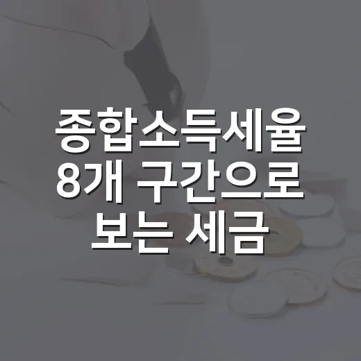 종합소득세율 8개 구간으로 보는 세금 부담의 진짜 포인트 - 요약